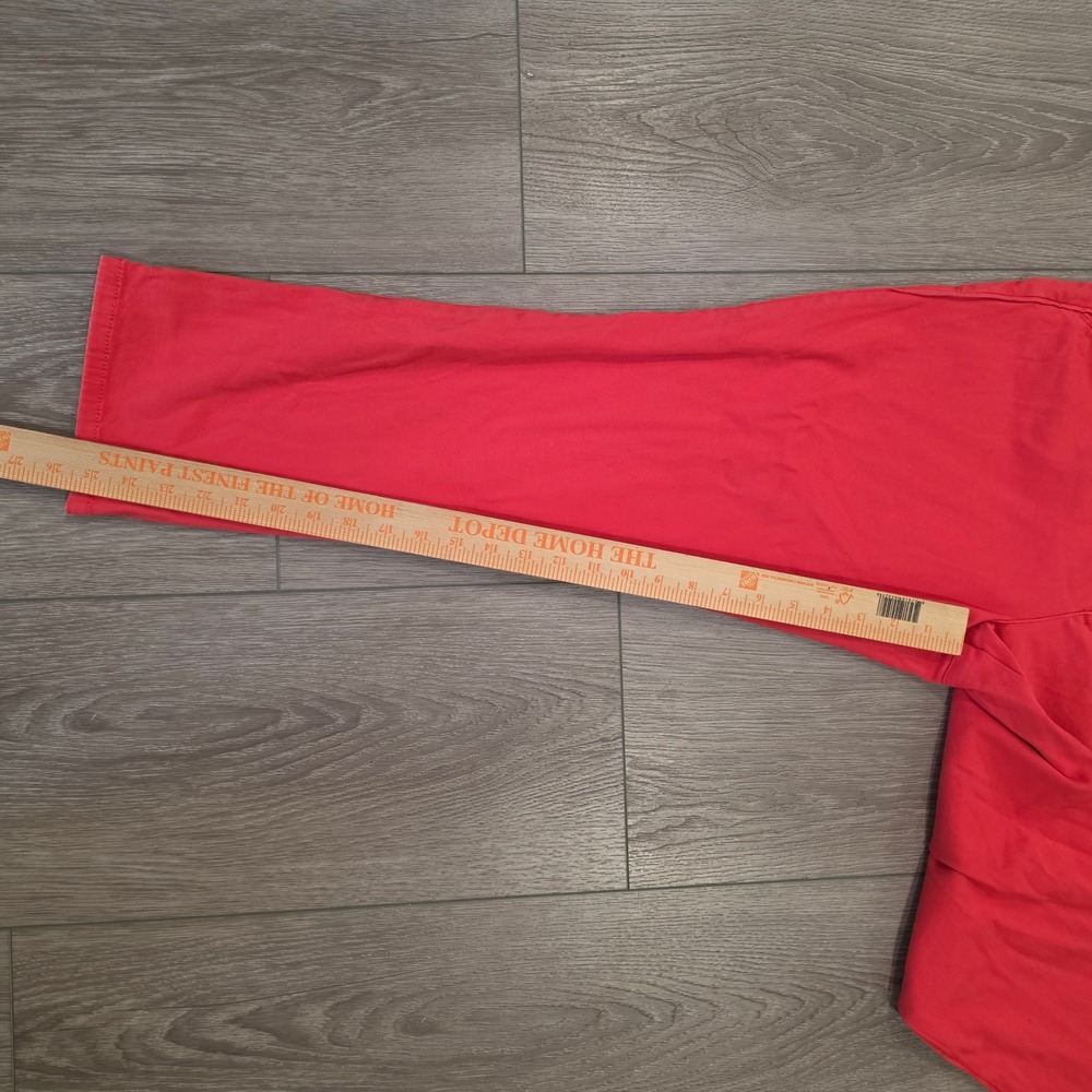 Democracy Ab solution Red Colored Pants Womens Size 14 Straight Leg Stretch - Picture 7 of 9